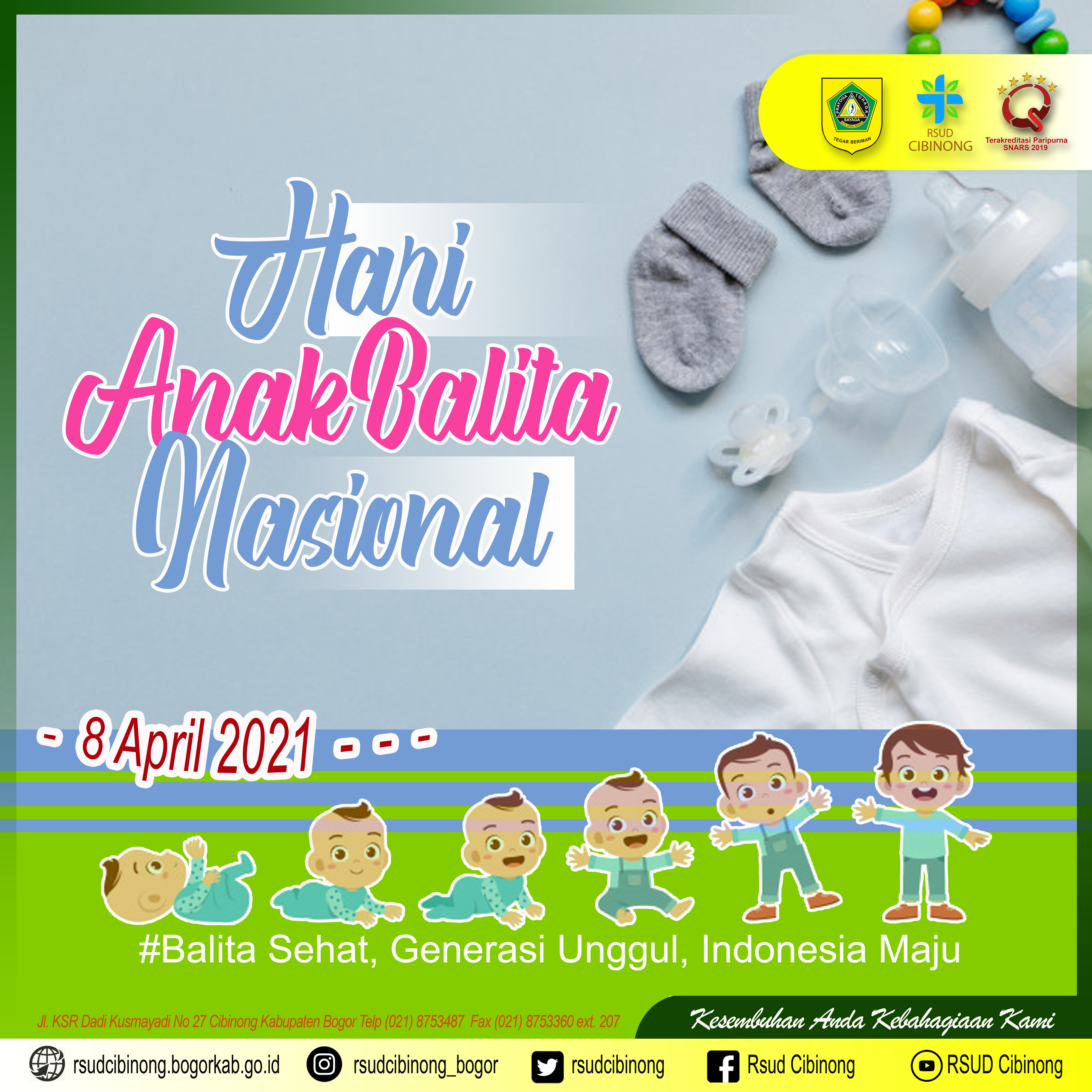Memperingati Hari Anak Balita Nasional 2021 Kabupaten Bogor